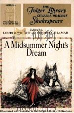 A MIDSUMMER NIGHT'S DREAM 1958 PDF电子版封面 WILLIAM SHAKESPEARE