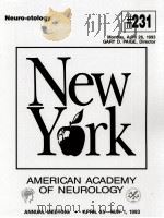 NEURO-OTOLOGY 1993 PDF电子版封面