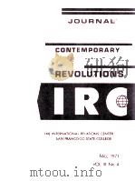 JOURNAL OF CONTEMPORARY REVOLUTIONS FALL 1971 VOLⅢ NO4 1971 PDF电子版封面