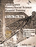 KINDERGARTEN HISTORY/SOCIAL SCIENCE PYRAMID TRAINING 1992 PDF电子版封面