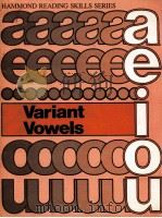 VARIANT VOWELS   1979  PDF电子版封面     