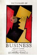 DICTIONARY OF BUSINESS ENGLISH-GERMAN（1990 PDF版）