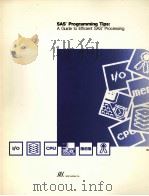 A GUIDE TO EFFICIENT SAS PROCESSING 1990 PDF电子版封面 1555444318