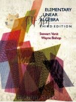 ELEMENTARY LINEAR ALGEBRA THIRD EDITION 1989 PDF电子版封面 0534916899