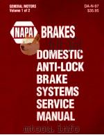 ANTI LOCK BRAKE SYSTEMS DIACNOSIS TESTING GENERAL MOTORS 1986-95 DOMESTIC CARS LIGHT TRUCKS VANS（1996 PDF版）