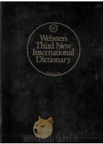 WEBSTER'S THIRD NEW INTERNATIONAL DICTIONARY 1976 PDF电子版封面