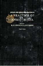 A PRACTICE OF ANAESTHESIA FOURTH EDITION   1978  PDF电子版封面  0853241317   