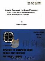 ATLANTIC SEASONAL HURRICANE FREQUENCY（ PDF版）