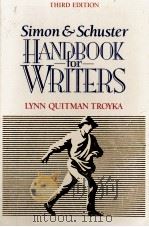 SIMON & SCHUSTER HANDBOOK FOR WRITERS THIRD EDITION PDF电子版封面 0138137676
