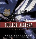 COLLEGE ALGEBRA SECOND EDITION   1999  PDF电子版封面  0201347113   