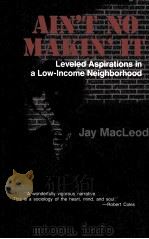 AIN'T NO MAKIN' IT:LEVELED ASPIRATIONS IN A LOW-INCOME NEIGHBORHOOD 1987 PDF电子版封面 0813371634 JAY MACLEOD
