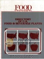 FOOD ENGINEERING'S DIRECTORY OF U.S.FOOD & BEVERAGE PLANTS 1987 PDF电子版封面