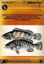 EXPOSE SYNOPTIQUE DES DONNEES BIOLOGIQUES SUR LES MEROUS（1985 PDF版）