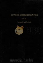 POWDER DIFFRACTION FILE SET 37 INORGANIC AND ORGANIC 1987 PDF电子版封面