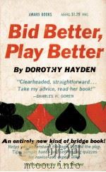 BID BETTER PLAY BETTER 1970 PDF电子版封面