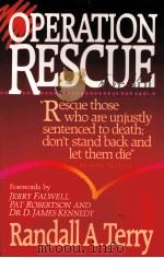 OPERATION RESCUE 1988 PDF电子版封面 0883682095