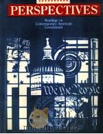 PERSPECTIVES READINGS ON CONTEMPORARY AMERICAN GOVERNMENT 1987 PDF电子版封面