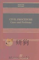CIVIL PROCEDURE:CASES AND PROBLEMS 1997 PDF电子版封面 0316074594