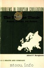 THE PIRENNE THESIS 1958 PDF电子版封面