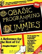 QBASIC PROGRAMMING FOR DUMMIES 1994 PDF电子版封面 1568840934