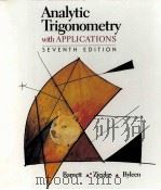 ANALYTIC TRIGONOMETRY WITH APPLICATIONS SEVENTH EDITION 1999 PDF电子版封面 0534358381