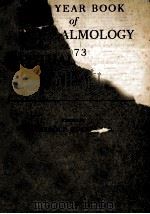 THE YEAR BOOK OF OPHTHALMOLOGY 1973 1973 PDF电子版封面 WILLIAM F.HUGHES