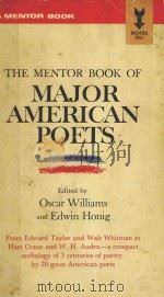 THE MENTOR BOOK OF MAJOR AMERICAN POETS 1962 PDF电子版封面