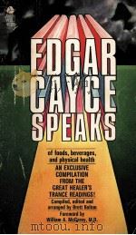 EDGAR CAYCE SPEAKS 1969 PDF电子版封面