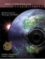 PRINT COMPANION FOR EARTH MATTERS 1998 PDF电子版封面 0716731010