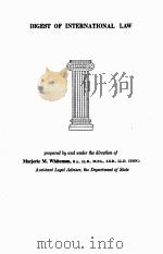 DIGEST OF INTERNATIONAL LAW VOLUME 8 1967 PDF电子版封面 MARJORIE M.WHITEMAN