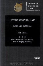 INTERNATIONAL LAW CASES AND MATERIALS FIFTH EDITION 1993 PDF电子版封面 0314191283