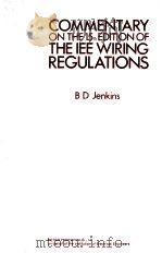 COMMENTARY ON THE 15TH EDITION OF THE IEE WIRING REGULATIONS（1981 PDF版）