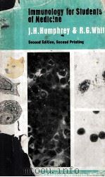 IMMUNOLOGY FOR STUDENTS OF MEDICINE（1963 PDF版）