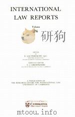 INTERNATIONAL LAW REPORTS VOLUME 76（1988 PDF版）