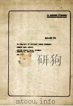 AN ANALYSIS OF SEDIMENT SHEAR STRENGTH 1977 PDF电子版封面