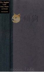 The English lyric from Wyatt to Donne : a history of the plain and eloquent styles（1967 PDF版）