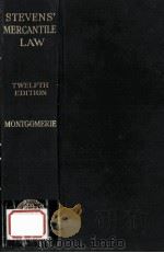 STEVENS' ELEMENTS OF MERCANTILE LA 1955 PDF电子版封面