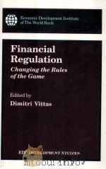 Financial regulation : changing the rules of the gam（1992 PDF版）