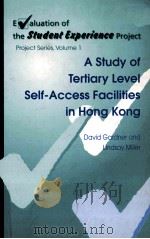 A study of tertiary level self-access facilities in Hong Kon 1997 PDF电子版封面 David Gardner and Lindsay Mill