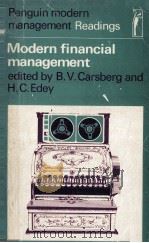 Modern Financial Managemen 1969 PDF电子版封面 B.V.Carsberg