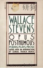 Opus posthumous 1st Vintage Books ed. 1982 PDF电子版封面 Wallace Stevens
