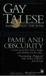 Fame and Obscurity 1993 PDF电子版封面 Gay Talese