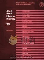 Allied health education directory 1993 PDF电子版封面 American Medical Association