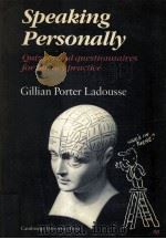 Speaking Personally（1984 PDF版）