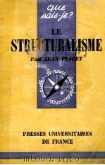 LE STRUCTURALISME 1968 PDF电子版封面