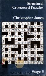 STRUCTURAL CROSSWORD PRZZLES:STAGE 5 1975 PDF电子版封面 CHRISTOPHER JONES