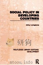 SOCIAL POLICY IN DEVELOPING COUNTRIES（1969 PDF版）