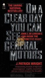 ON A CLEAR DAY CAN SEE GENERAL MOTORS 1979 PDF电子版封面 0380517221