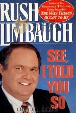 SEE I TOLD YOU SO 1993 PDF电子版封面 067187120X