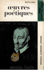 RONSARD OEUVRES POETIQUES 1972 PDF电子版封面 YVONNE BELLENGER